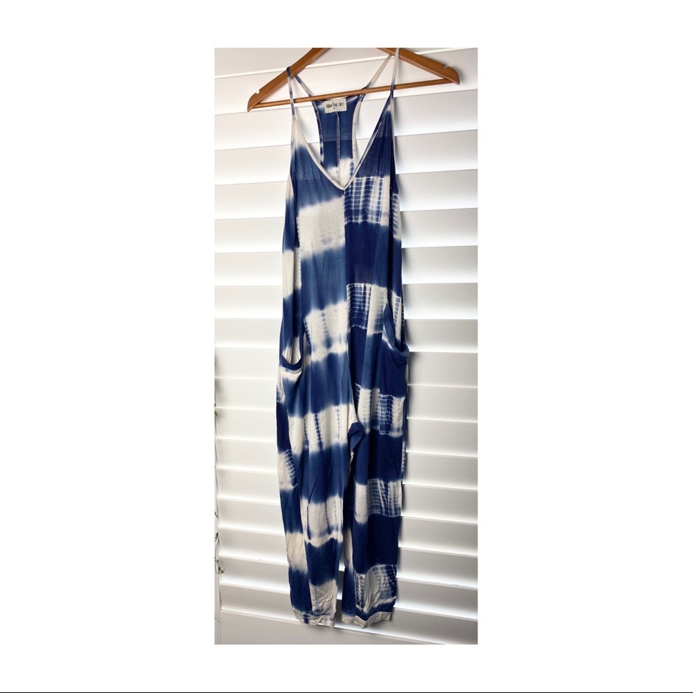 Kiss The Sky tie dye romper